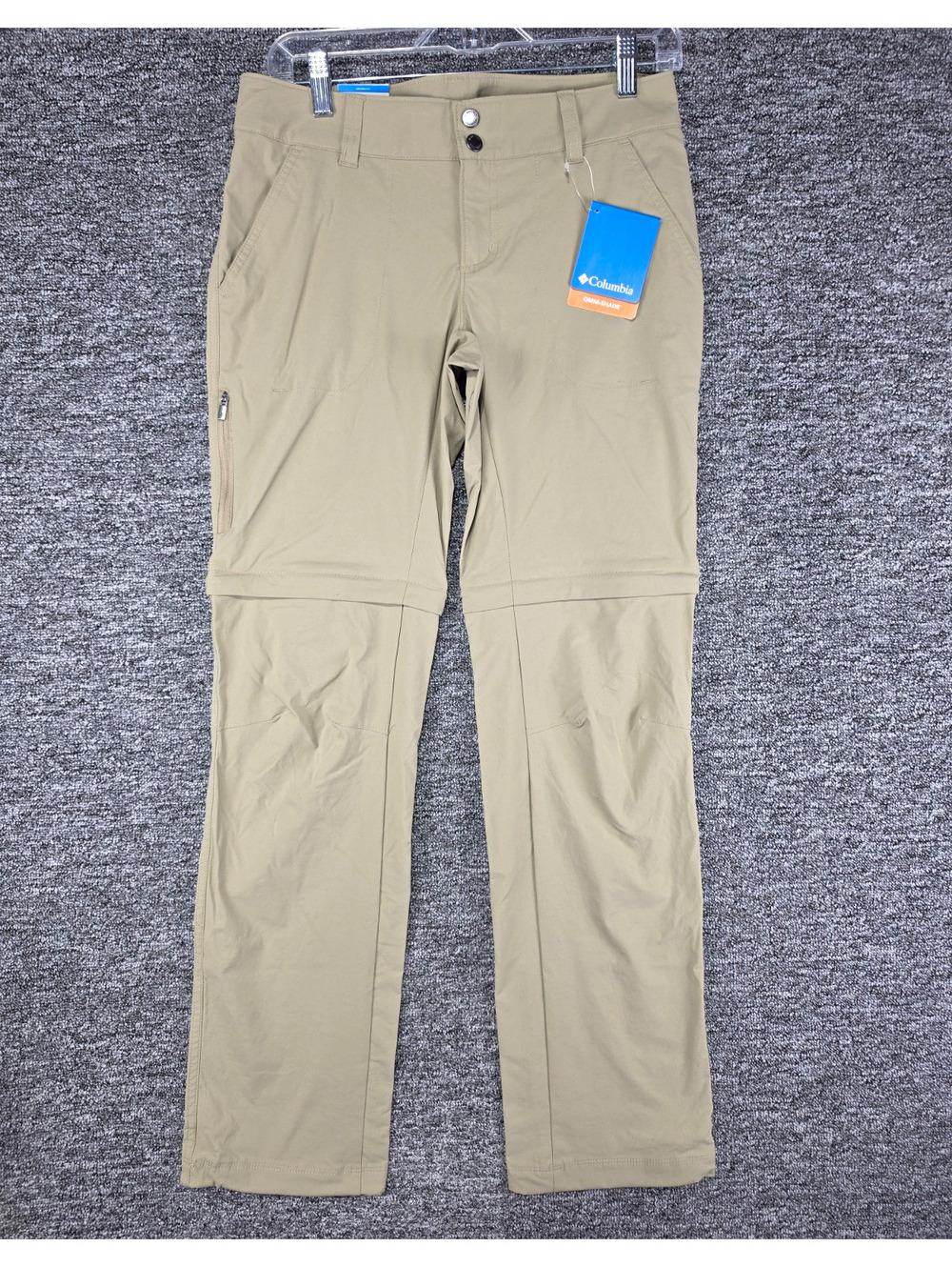 Columbia Saturday Trail II Convertible Pants Beige Active Fit Straight 30" 6